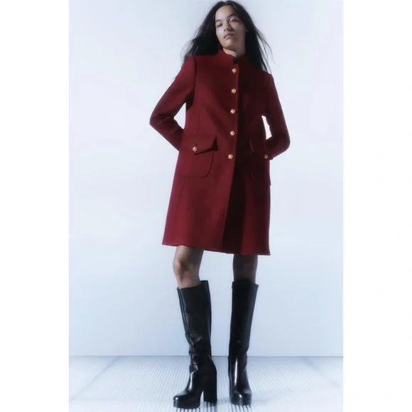 Zara Red Coat